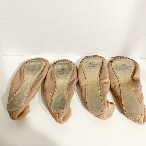American Ballet Theatre Spotlights Ballet Slippers Bundle of 2 Size 4 and 2.5 - Picture 4 of 9